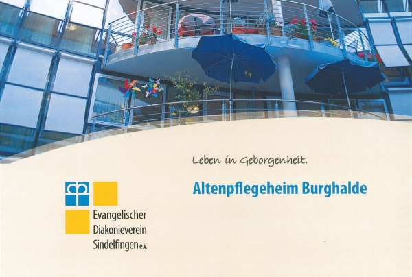 Hausprospekt Altenpflegeheim Burghalde